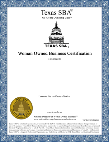 Certification Package Includes